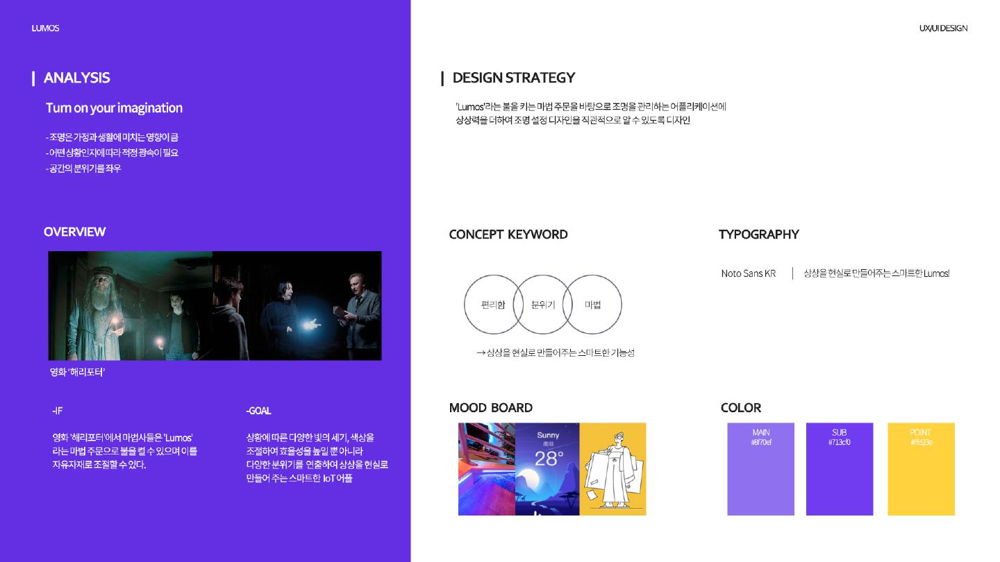 루모스 / 모바일 & 웹 UX/UI 디자인 포트폴리오 실무 프로젝트 이예지2