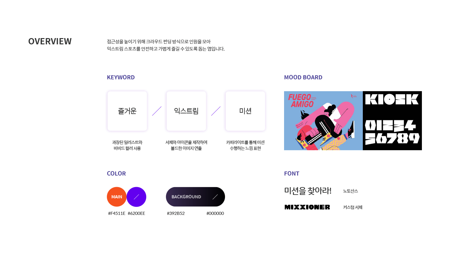 MIXXIONER / 모바일 & 웹 UX/UI 디자인 포트폴리오 실무 프로젝트 박지애2