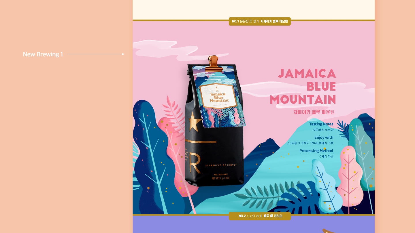스타벅스 리저브 9월 프로모션 / 모바일 & 웹 UX/UI 디자인 포트폴리오 실무 프로젝트 김승주2