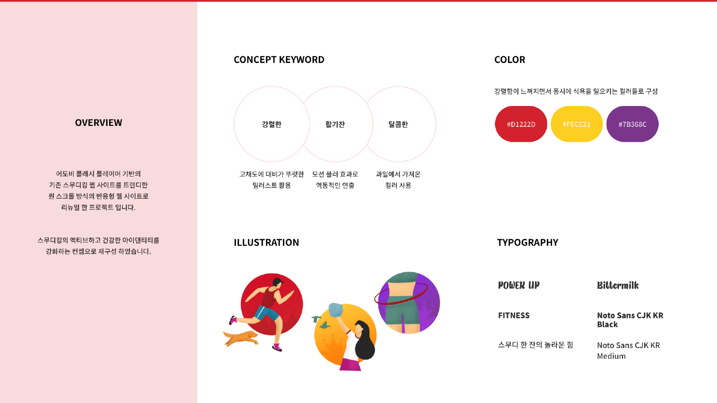 스무디킹 / 모바일 & 웹 UX/UI 디자인 포트폴리오 실무 프로젝트 임정원2