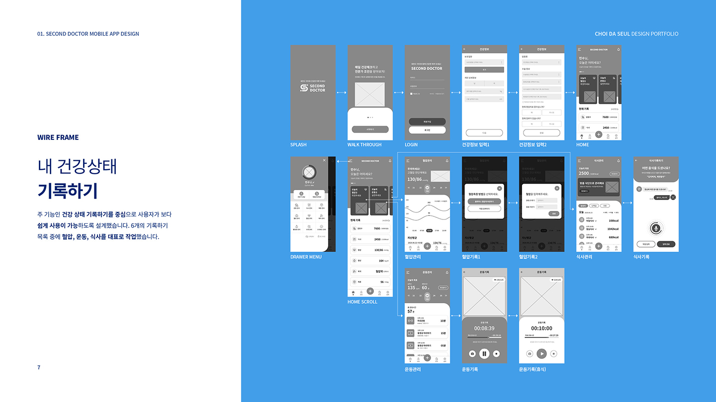 세컨드 닥터 / UI/UX 디자이너 취업 아카데미 최다슬4
