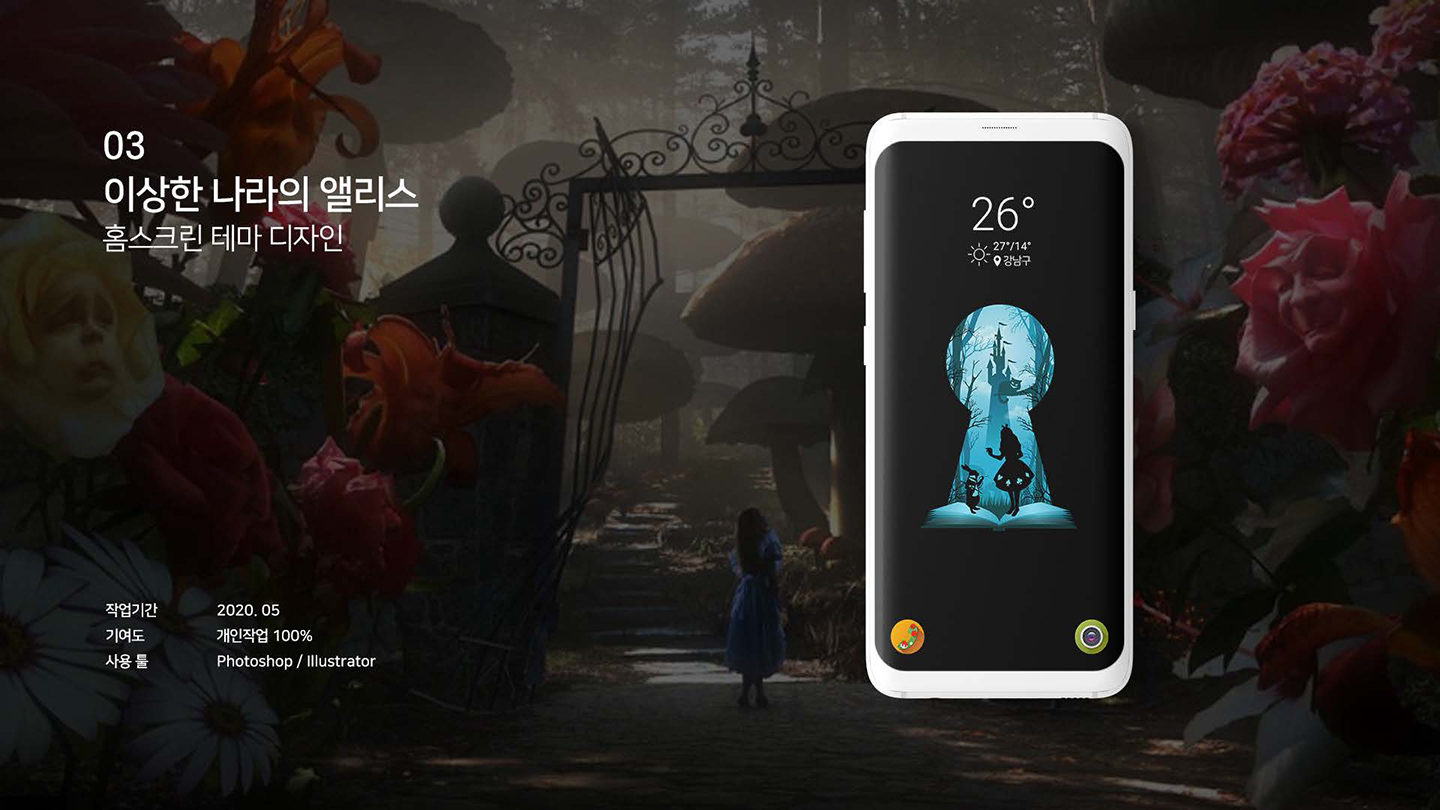 이상한 나라의 앨리스 / UI/UX 디자이너 취업 아카데미 최수인1