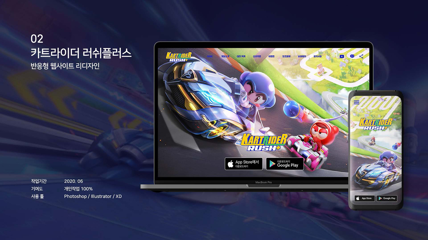 카트라이더 / UI/UX 디자이너 취업 아카데미 최수인1