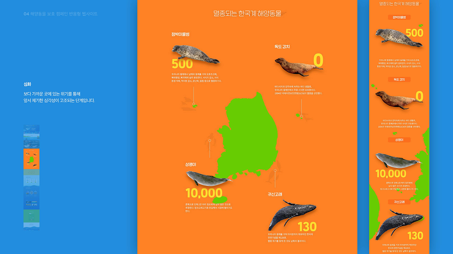 그린피스 반응형웹 / UI/UX 디자이너 취업 아카데미 오혜진5