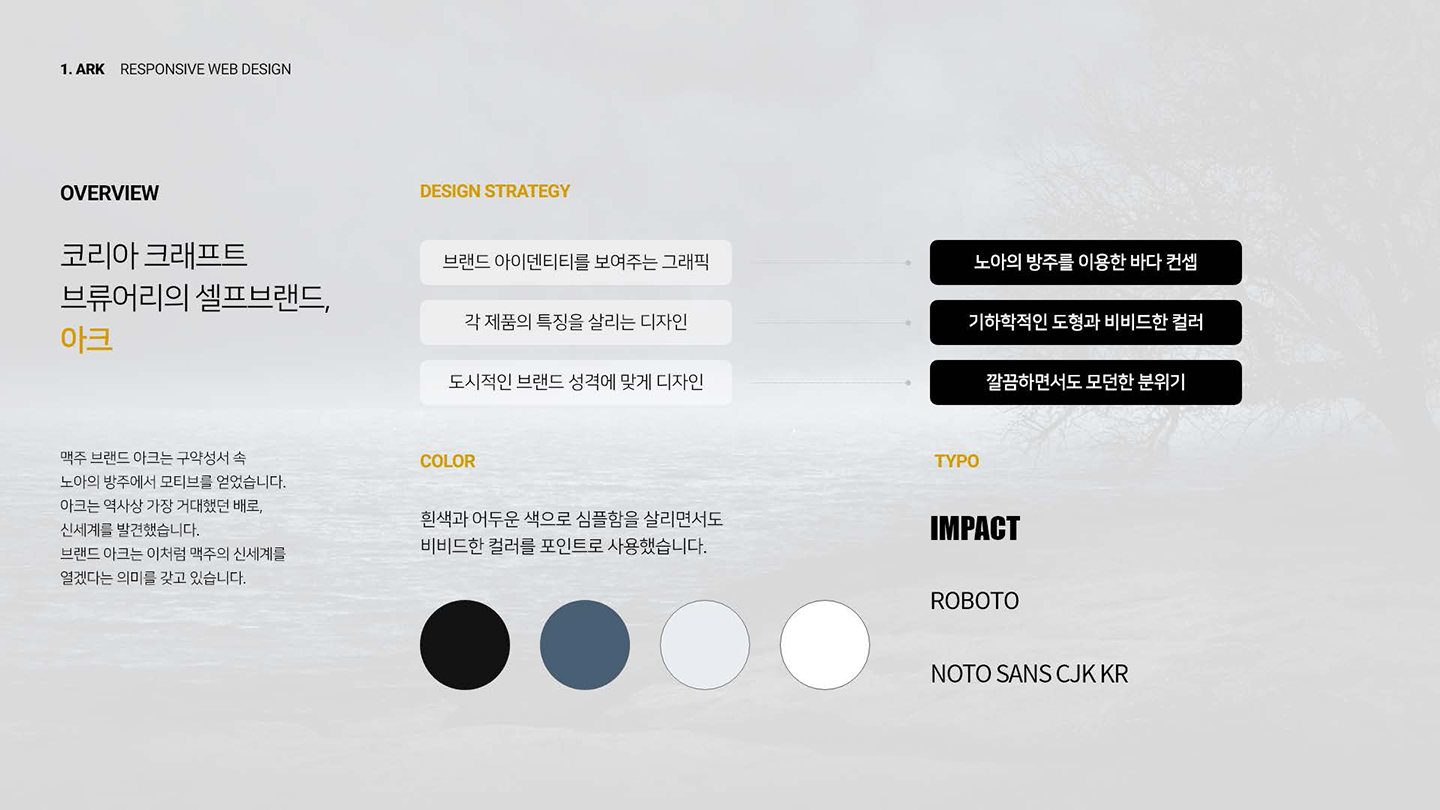 아크 반응형웹 / UI/UX 디자이너 취업 아카데미 박소희2