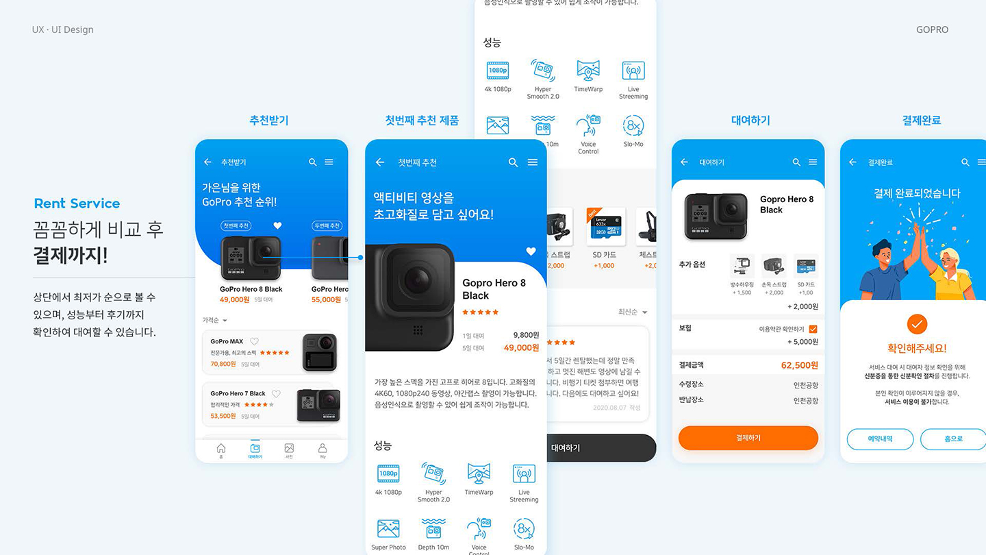 GoPro / UI/UX 디자이너 취업 아카데미 하정민7