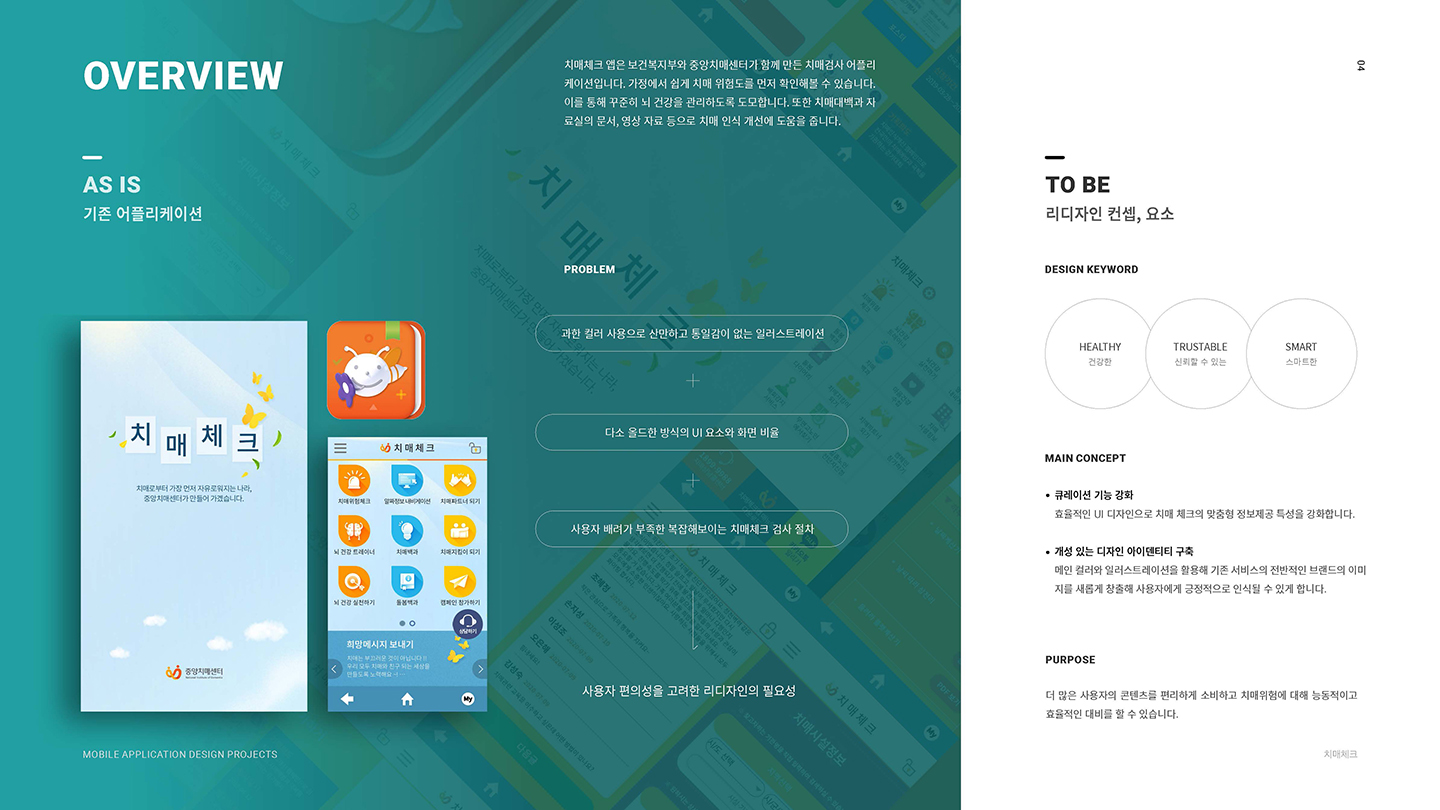 치매체크 / UI/UX 디자이너 취업 아카데미 김동빈2
