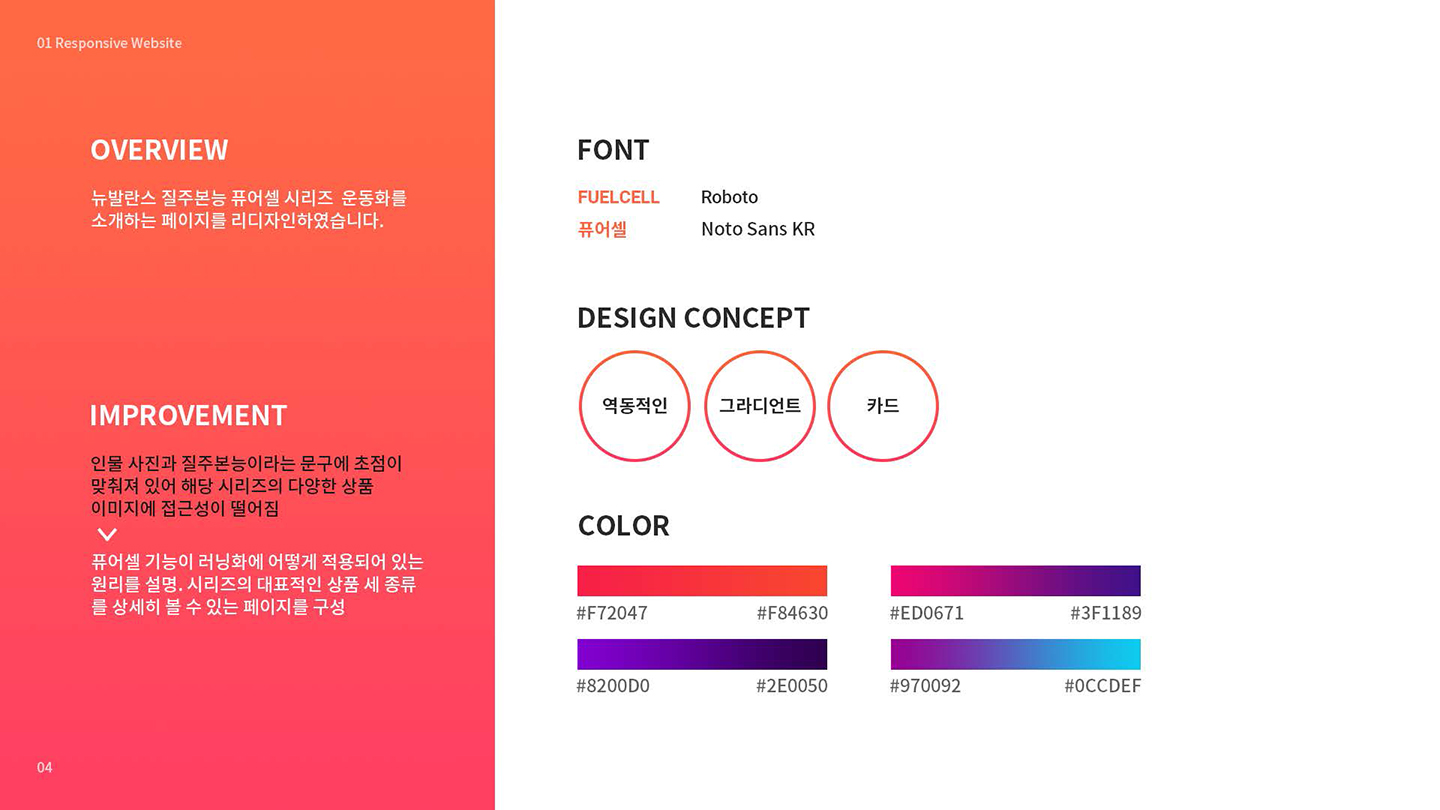 뉴발란스 퓨어셀 / UI/UX 디자이너 취업 아카데미 김도은2