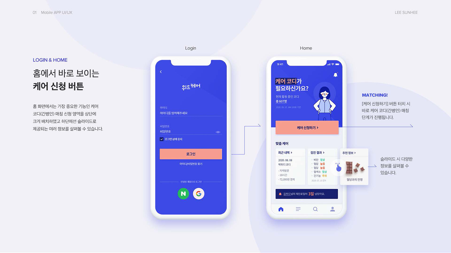 위드케어 / UI/UX 디자이너 취업 아카데미 이선희6