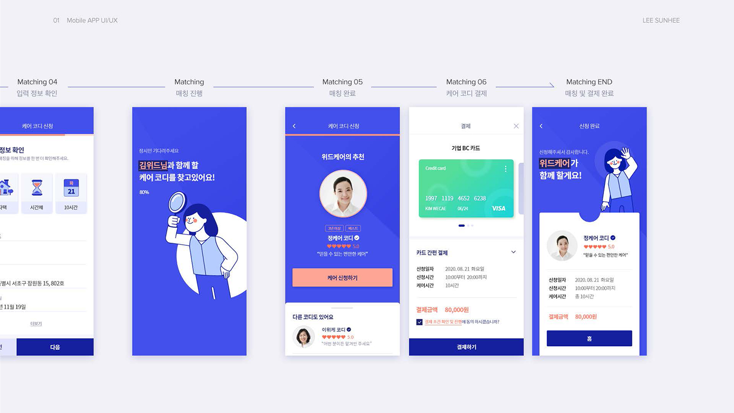 위드케어 / UI/UX 디자이너 취업 아카데미 이선희8