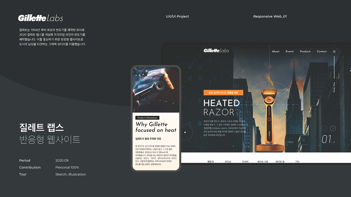 질레트 랩스 / UI/UX 디자이너 취업 아카데미 박주리1