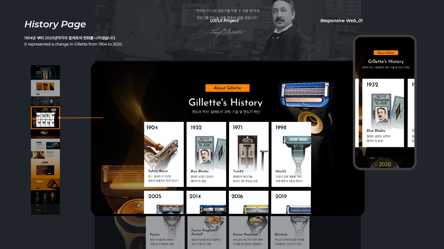 질레트 랩스 / UI/UX 디자이너 취업 아카데미 박주리5