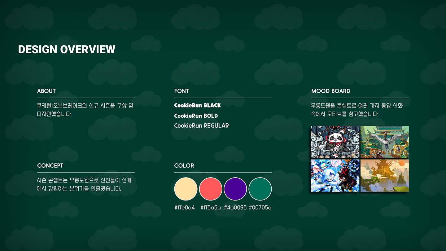 쿠키런 프로모션 / UI/UX 디자이너 취업 아카데미 서윤철2
