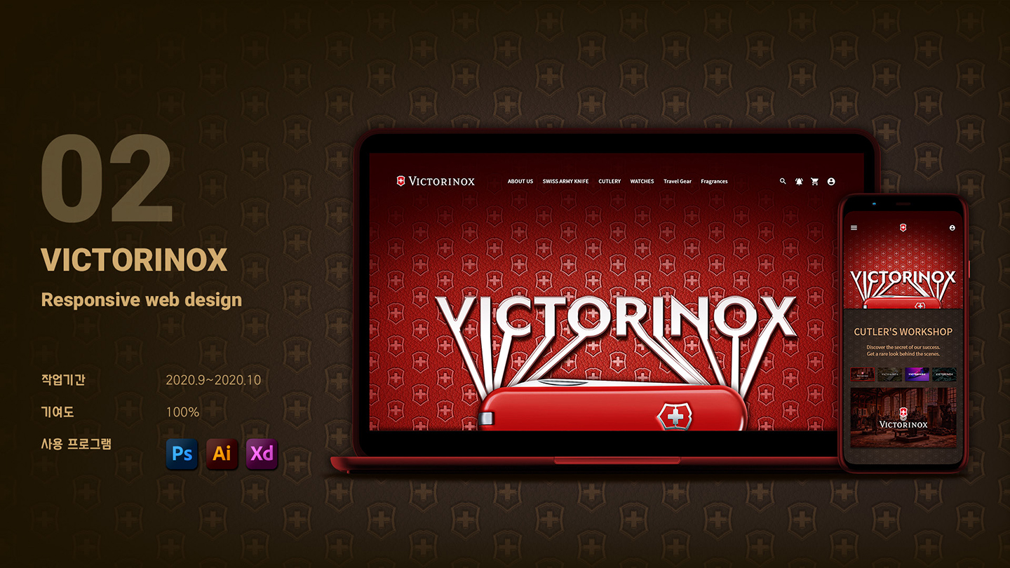 빅토리녹스 / UI/UX 디자이너 취업 아카데미 서윤철1