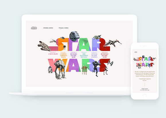 스타워즈 반응형 웹 / 모바일 & 웹 UX/UI 디자인 포트폴리오 실무 프로젝트 임성연