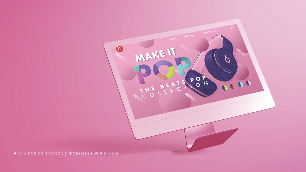 Beats Pop Collection / 모바일 & 웹 UX/UI 디자인 포트폴리오 실무 프로젝트 신경연7