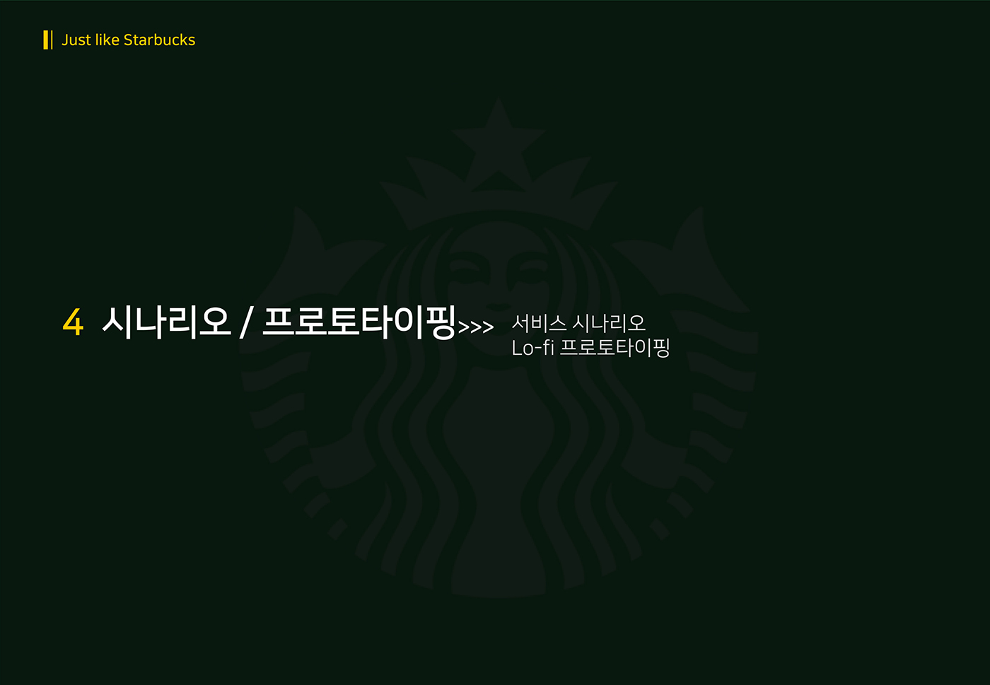 스타벅스 사이렌오더 / 라이트브레인 UX 아카데미 양O희, 정O원, 나O선18