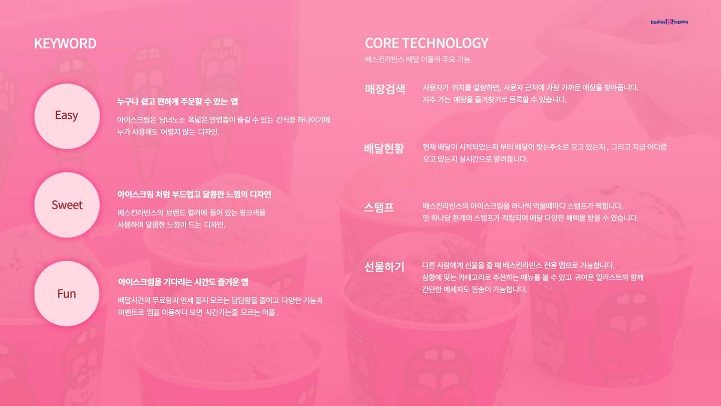 베스킨라빈스 / UX/UI 디자이너 취업 아카데미 타잔스쿨 지혜민3