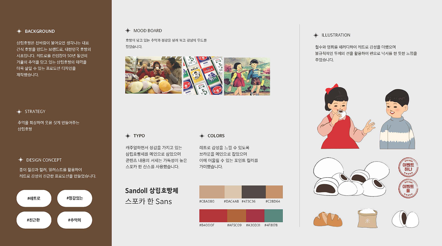 삼립호빵 프로모션 / UI/UX 디자이너 취업 아카데미 최다예2