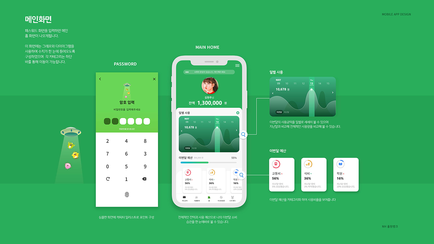 NH 올원뱅크 / UI/UX 디자이너 취업 아카데미 김현주4