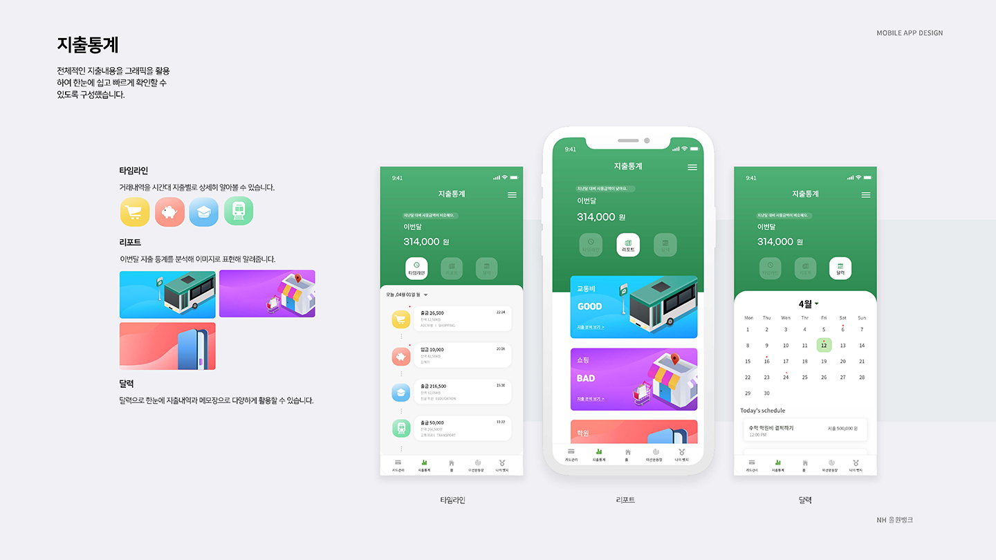 NH 올원뱅크 / UI/UX 디자이너 취업 아카데미 김현주5