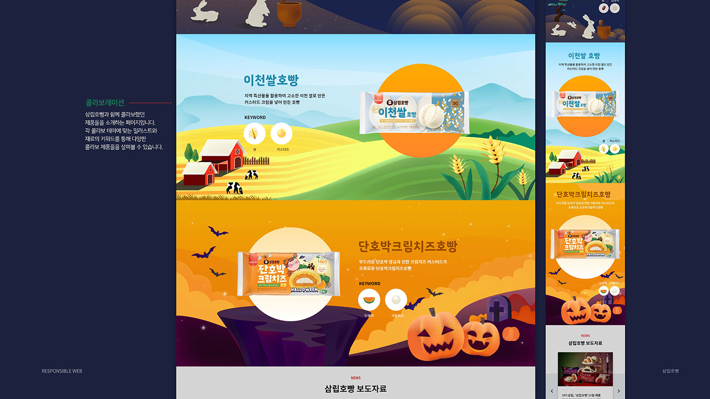 삼립호빵 / UI/UX 디자이너 취업 아카데미 김현주5