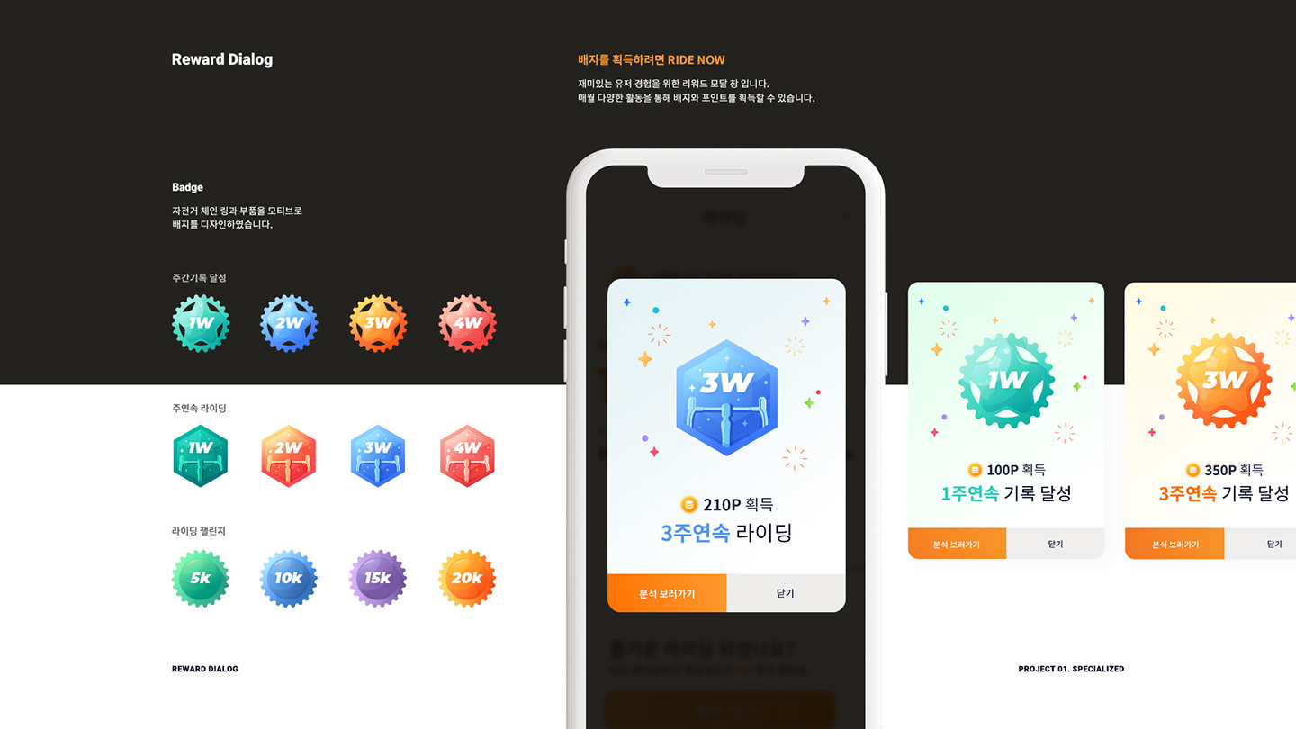 라이딩 기록앱 / UI/UX 디자이너 취업 아카데미 김우인12