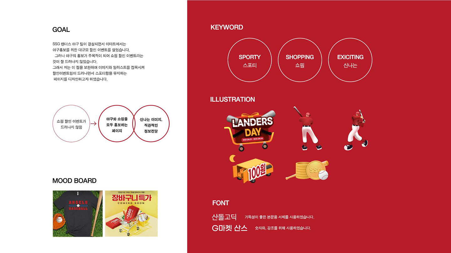 SSG 랜더스데이 / UI/UX 디자이너 취업 아카데미 유세영2