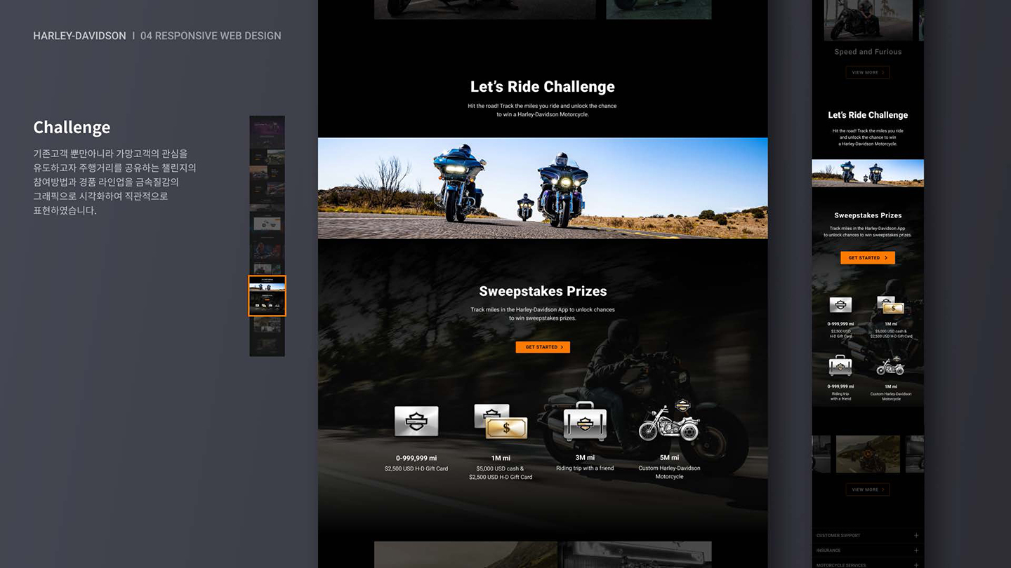 Harley-Davidson / UI/UX 디자이너 취업 아카데미 전다혜7