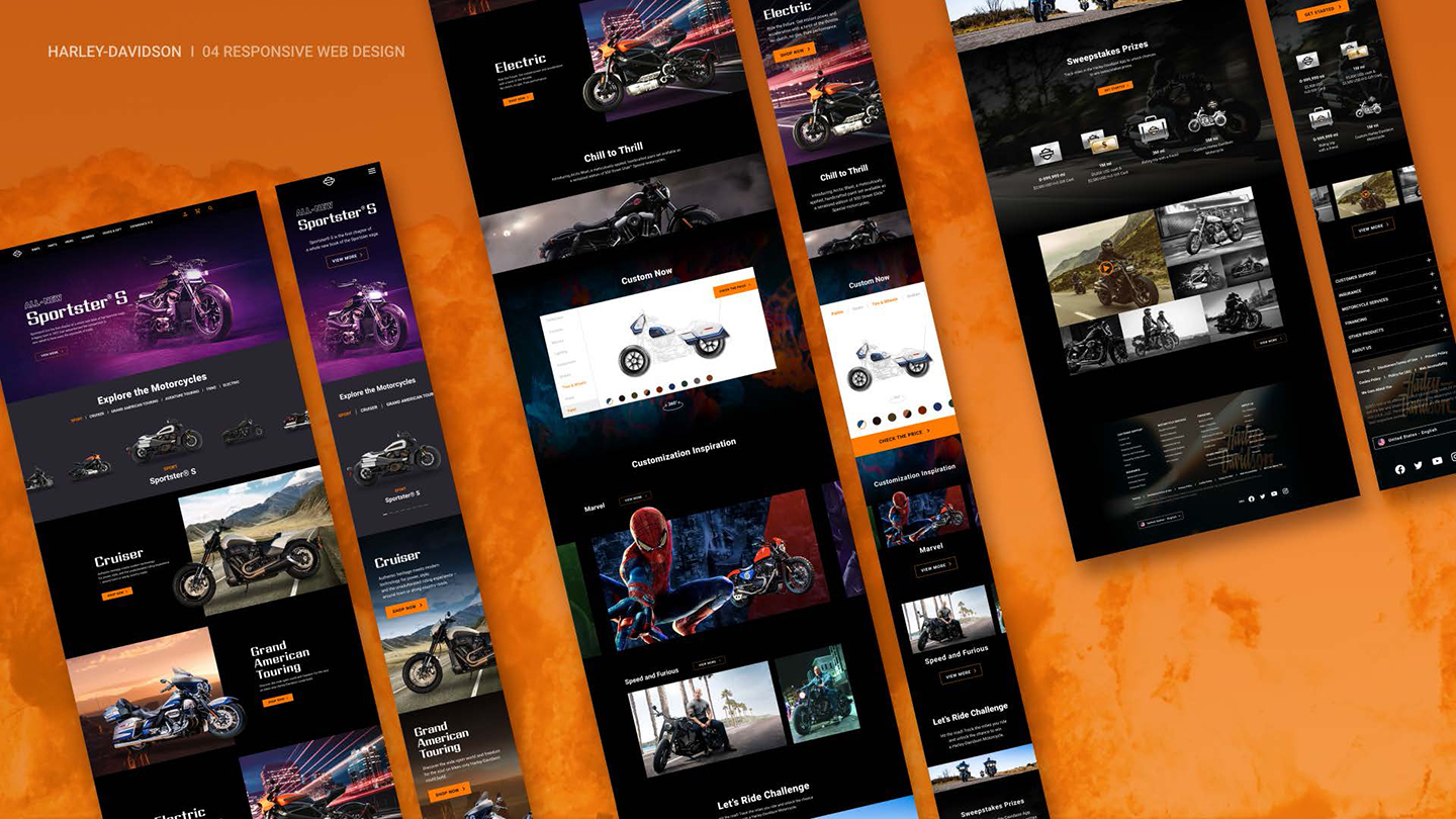 Harley-Davidson / UI/UX 디자이너 취업 아카데미 전다혜9