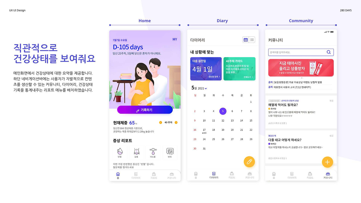 280 days / UI/UX 디자이너 취업 아카데미 김소현4