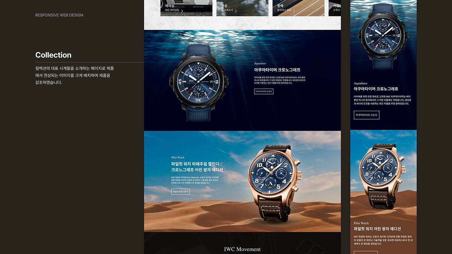 IWC 샤프하우젠 / UI/UX 디자이너 취업 아카데미 정혜선6