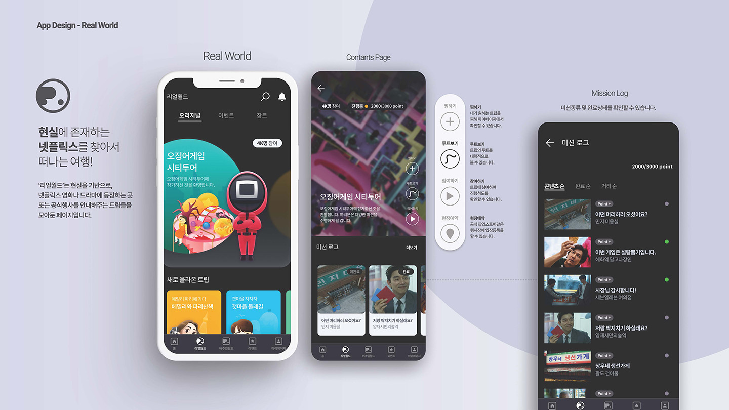 넷플릭스 월드 / UI/UX 디자이너 취업 아카데미 김보민11