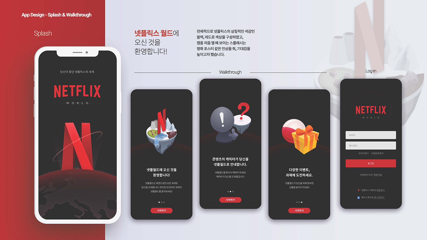 넷플릭스 월드 / UI/UX 디자이너 취업 아카데미 김보민9