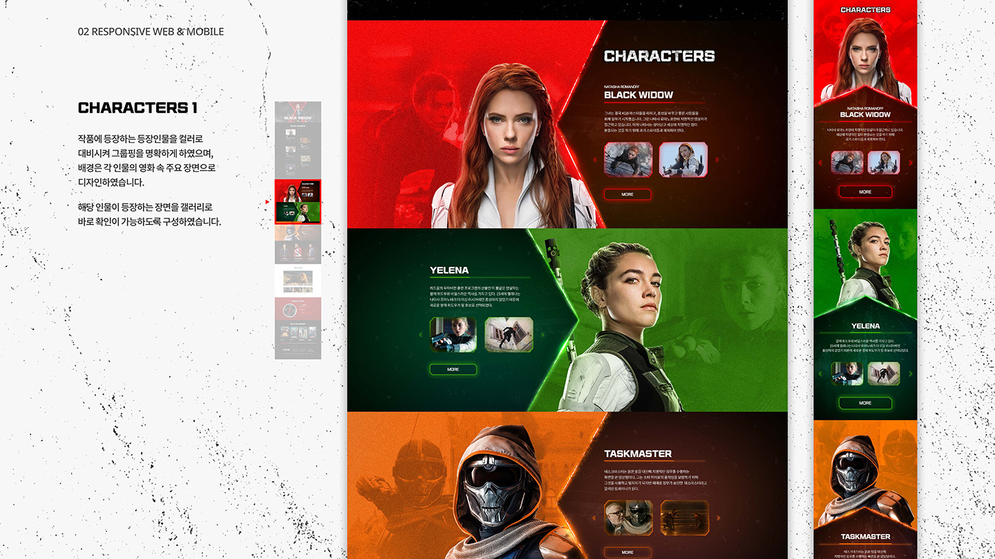 BLACK WIDOW / UI/UX 디자이너 취업 아카데미 이현주5