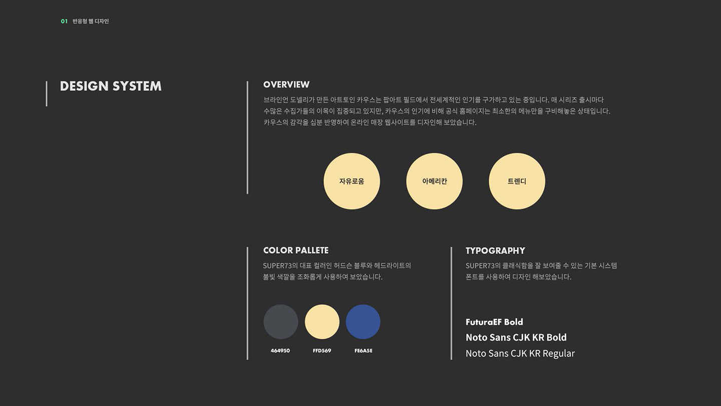 KAWS / UI/UX 디자이너 취업 아카데미 박민웅2