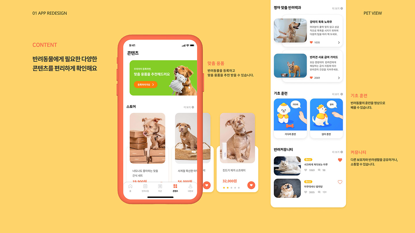 Pet View / UI/UX 디자이너 취업 아카데미 이현주11