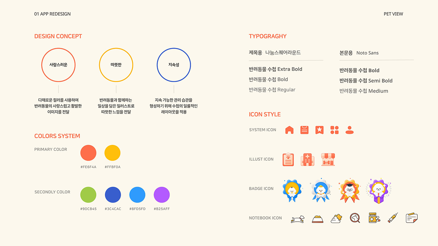 Pet View / UI/UX 디자이너 취업 아카데미 이현주4