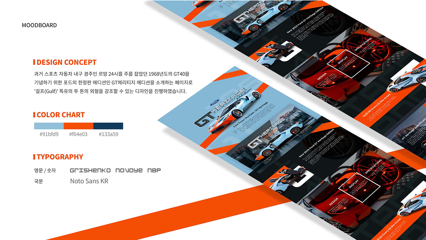 GT 헤리티지 에디션 / UX/UI 디자이너 취업 아카데미 타잔스쿨 김지수2