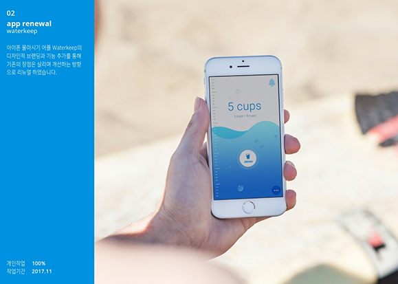 Waterkeep App redesign / MXDS :  모바일 & 웹 UX/UI 디자인 스페셜리스트 수료생